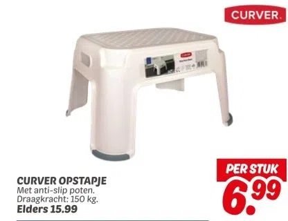 Supermarkt aanbieding in Huttenveld: CURVER OPSTAPJE, 