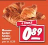 Roomboter Croissants*