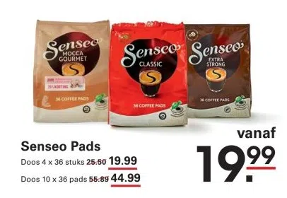 Supermarkt aanbieding in Vruchtenbuurt: Senseo Pads, 