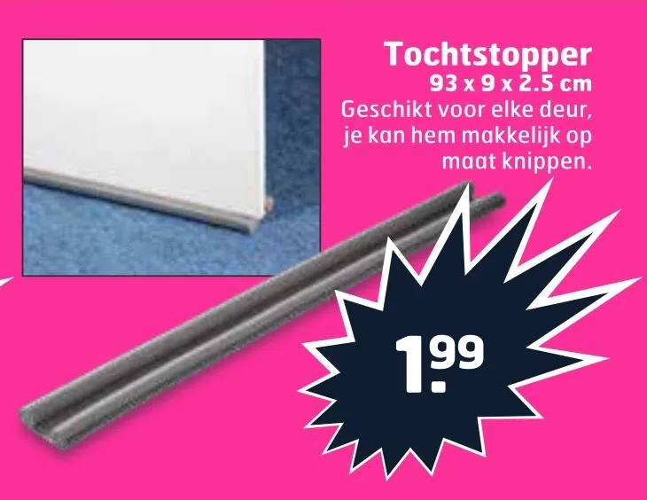 Tochtstopper leenbakker