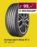 Dunlop Sport Maxx RT 2 18" tot 21"