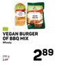 Vegan Burger Of Bbq Mix Wheaty