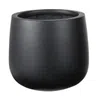SENSE Tuinpot zwart H 26 cm; Ø 28.5 cm