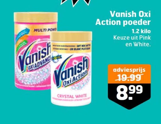 Vanish Oxi Action poeder