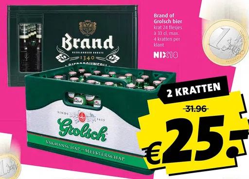 Brand of Grolsch bier