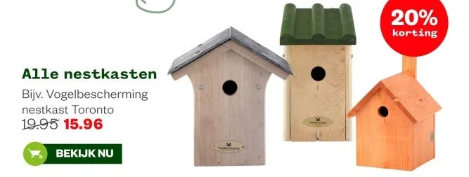 Tuin & Dier aanbieding in Zuid IJlst: Alle nestkasten, 