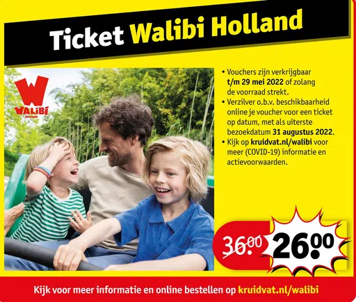 Ticket Walibi Holland
