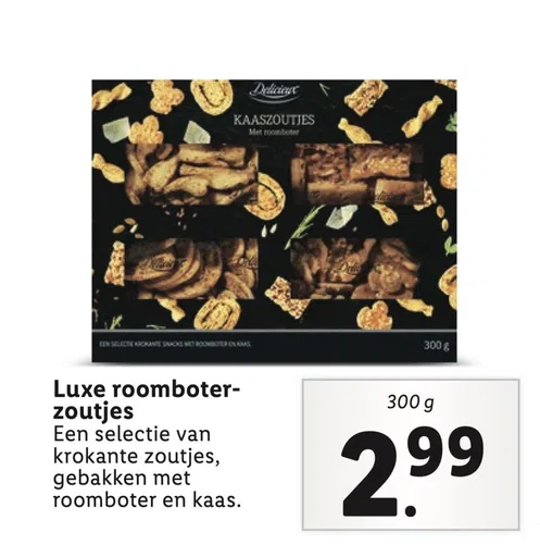 Luxe roomboterzoutjes