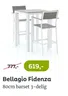 Bellagio Fidenza 80cm barset 3-delig