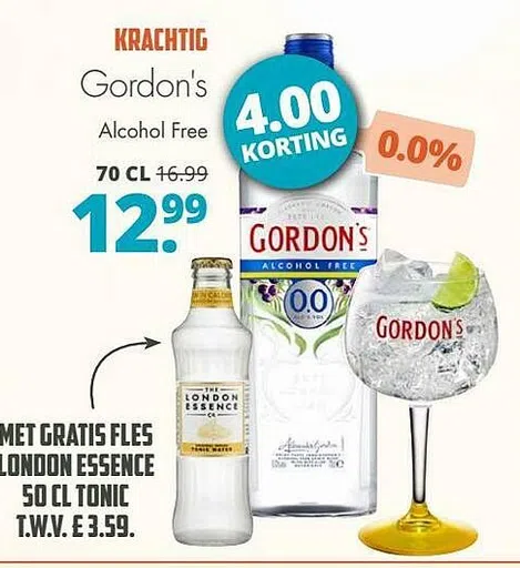 KRACHTIG Gordon's Alcohol Free