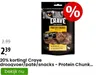 20% korting! Crave droogvoer/paté/snacks - Protein Chunks - Kip (55 g)
