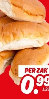 Supermarkt aanbieding in Overwhere-Zuid: DEKAVERS WITTE PUNTEN, 