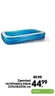 Zwembad rechthoekig blauw 305x183x56 cm