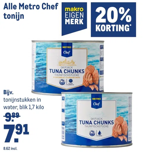 Alle Metro Chef tonijn
