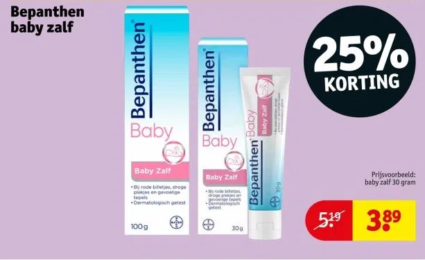 Drogisterij aanbieding in Verspreide huizen: Bepanthen baby zalf, 