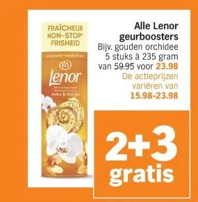 Supermarkt aanbieding in Velp-Zuid ten zuiden van Waterstraat: Alle Lenor geurboosters, 