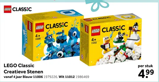 LEGO Classic creatieve blauwe stenen 11006