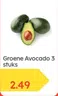 Groene Avocado 3 stuks
