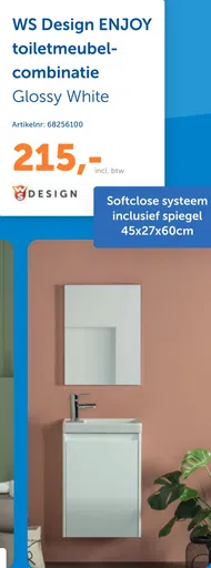Ws Design Enjoy Toiletmeubelcombinatie
