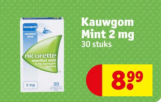 Kauwgom Mint 2 mg