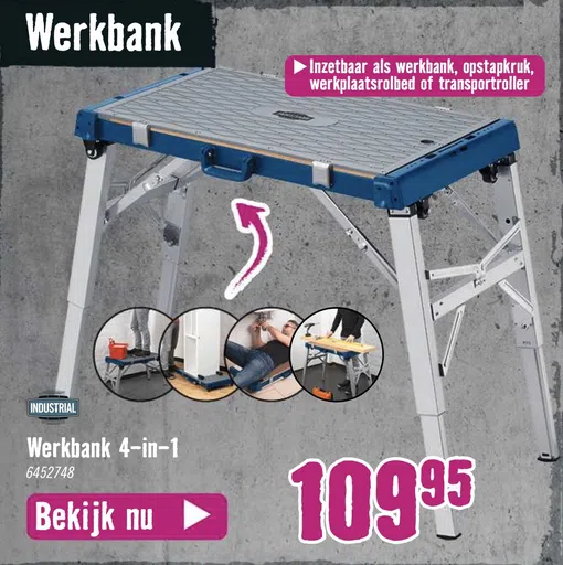 Werkbank 4-in-1