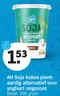 AH Soja kokos plant- aardig alternatief voor yoghurt ongezoet