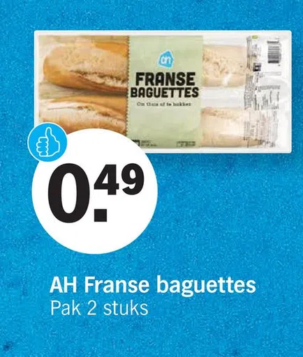 AH Franse baguettes Pak 2 stuks