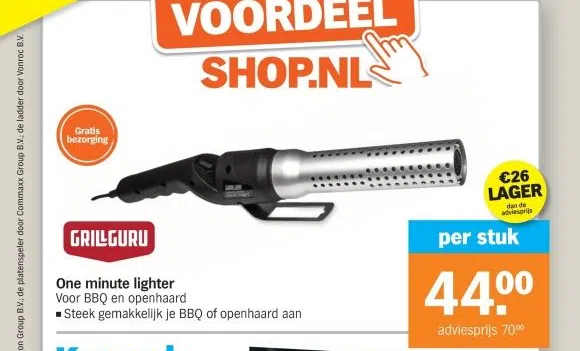 Supermarkt aanbieding in Velp-Zuid ten zuiden van Waterstraat: One minute lighter, 