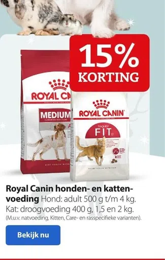 Royal Canin honden- en kattenvoeding