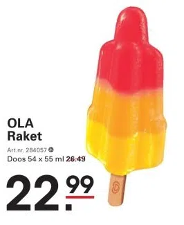 Supermarkt aanbieding in Tilburg: OLA Raket, 