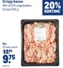 Crispy bacon 45% of 57% uitgebakken Schaal 500 g