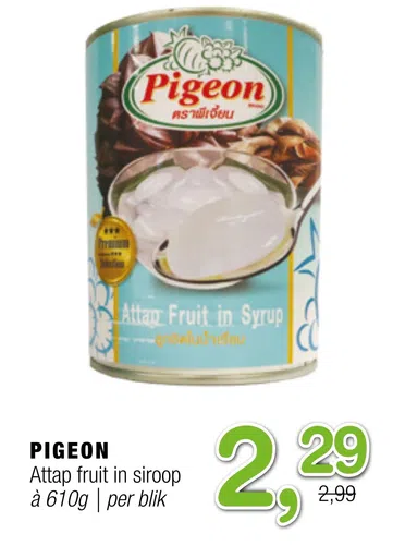 PIGEON Attap fruit in siroop