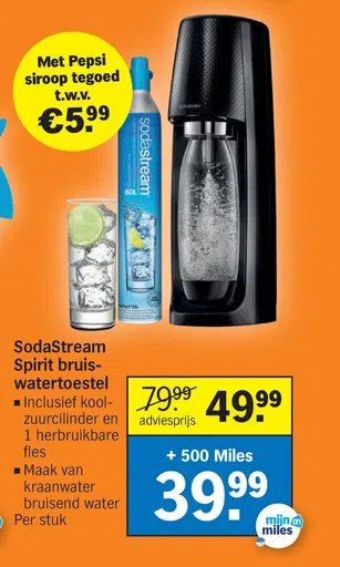 SodaStream Spirit bruis- watertoestel