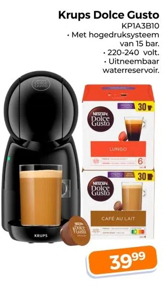 Drogisterij aanbieding in Ludgeruskwartier: Krups Dolce Gusto, 
