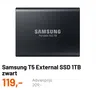 Samsung T5 External SSD ITB zwart