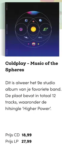 Coldplay - Music of the Spheres
