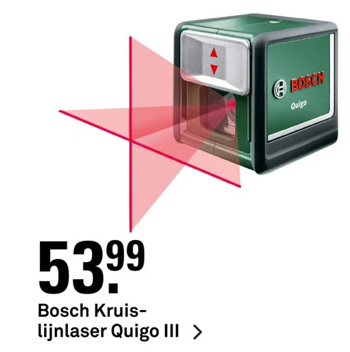 Bosch Kruis- lijnlaser Quigo III >