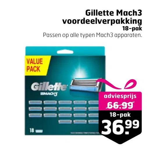 Gillette Mach3 voordeelverpakking