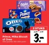 Prince, Milka Biscuit of Oreo