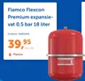 Flamco Flexcon Premium expansie vat 0,5 bar 18 liter