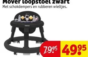 Drogisterij aanbieding in Verspreide huizen: Mover loopstoel zwart, 