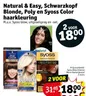 Natural & Easy, Schwarzkopf Blonde, Poly en Syoss Color haarkleuring