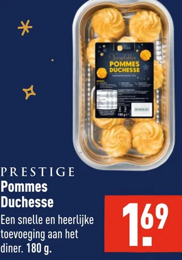 Pommes Duchesse Een snelle en heerlijke toevoeging aan het diner. 180 g.