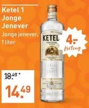 Supermarkt aanbieding in Bodegraven-Reeuwijk: Ketel 1 Jonge Jenever, 