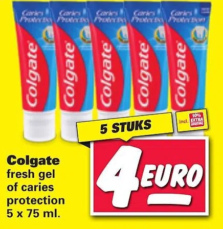 Colgate fresh gel of caries protection
