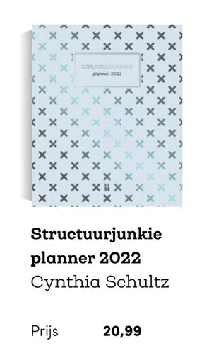 Structuurjunkie planner 2022 Cynthia Schultz