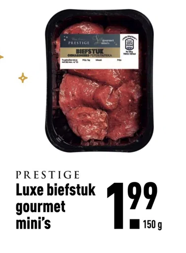 PRESTIGE Luxe biefstuk gourmet mini's