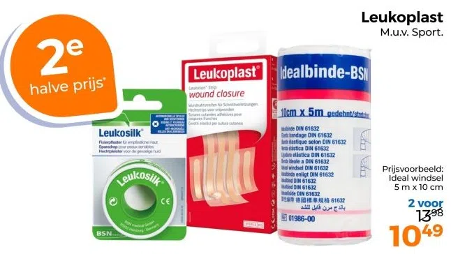 Drogisterij aanbieding in Dichterswijk: Leukoplast M.u.v. Sport., 
