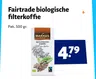 Fairtrade biologische filterkoffie
