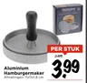 Aluminium Hamburgermaker